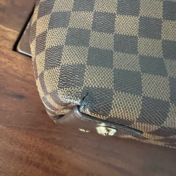 Louis Vuitton Damier Ebene Zip Shoulder Bag - Picture 4 of 15